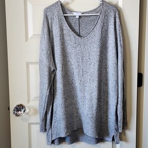 Grey VNeck Sweater